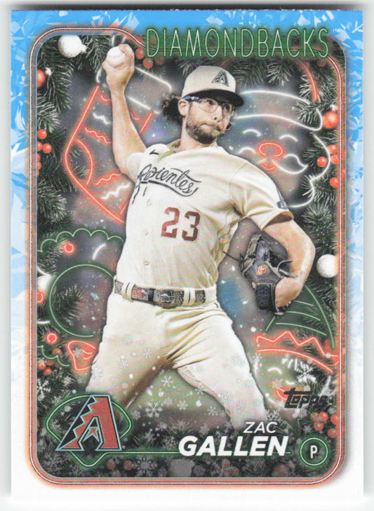 2024 Topps Holiday #H109 Zac Gallen Arizona Diamondbacks 1576
