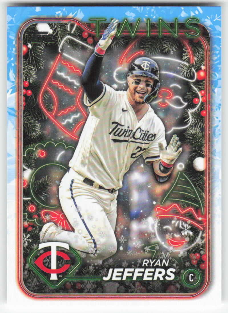 2024 Topps Holiday #H34 Ryan Jeffers Minnesota Twins 1585
