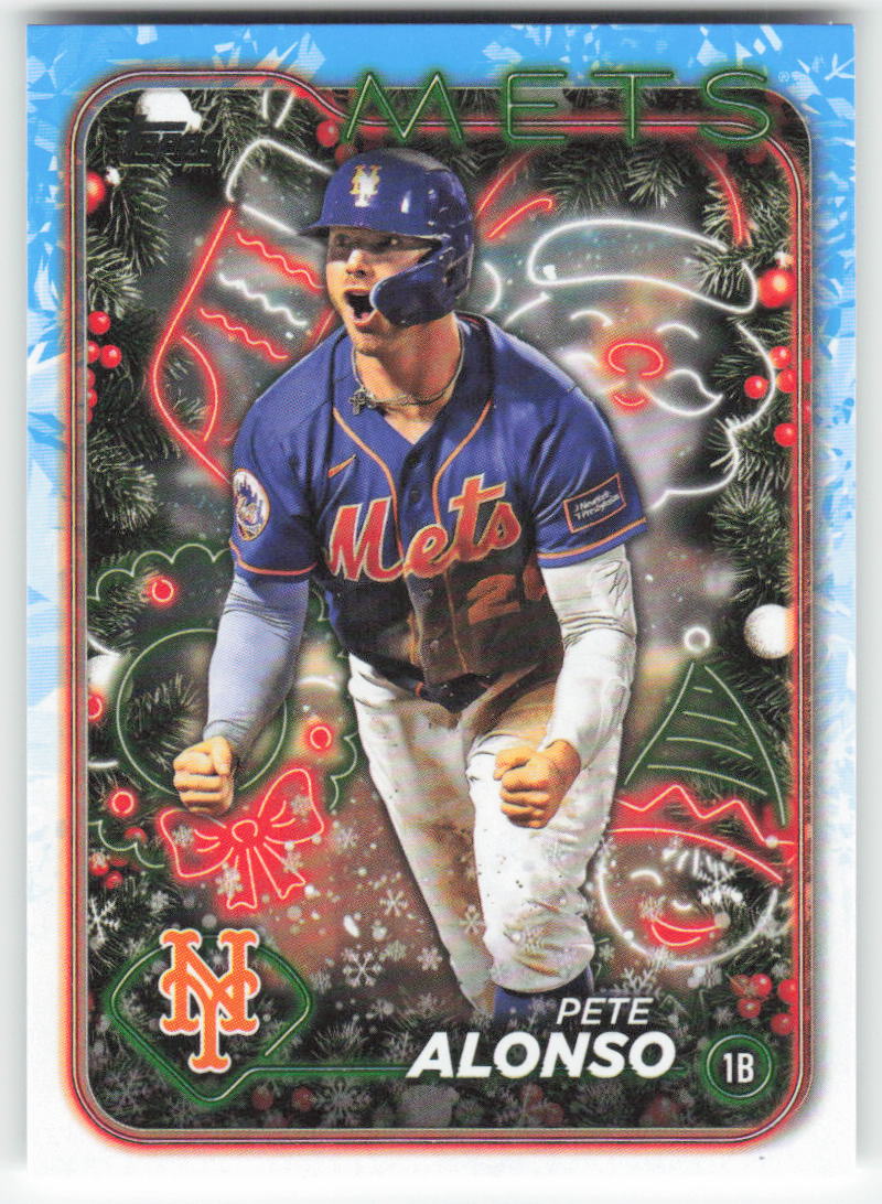 2024 Topps Holiday #H66 Pete Alonso New York Mets 1586