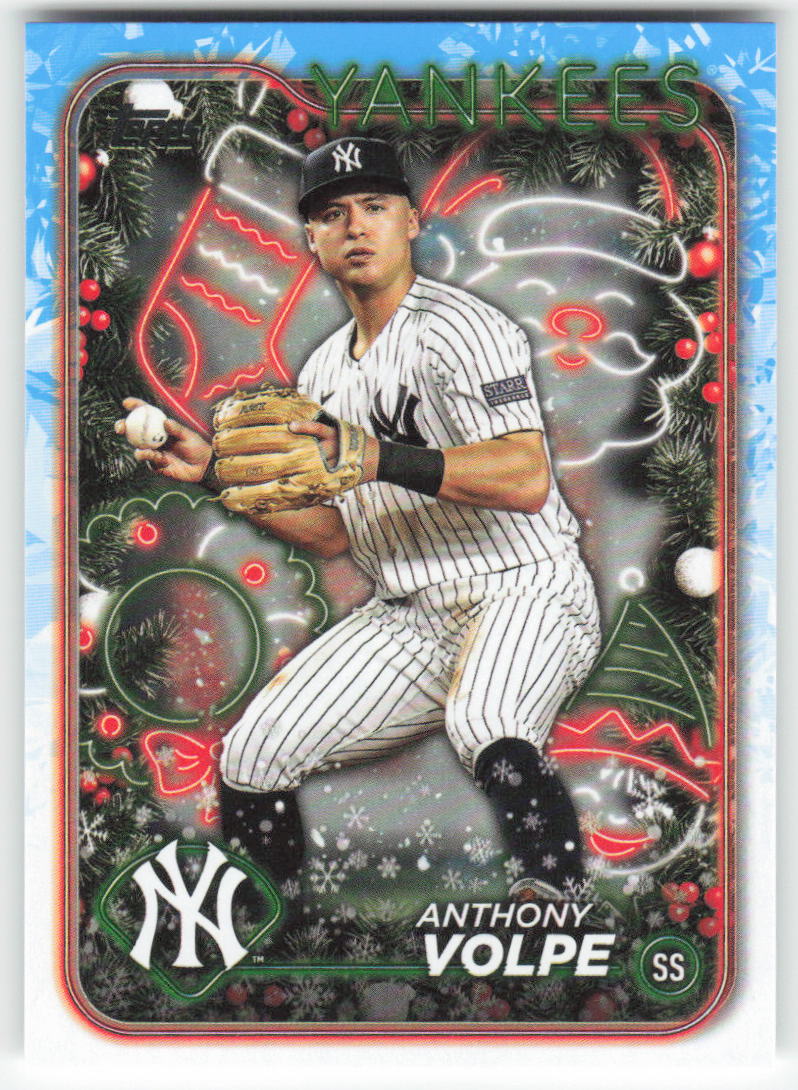 2024 Topps Holiday #H24 Anthony Volpe New York Yankees 1587