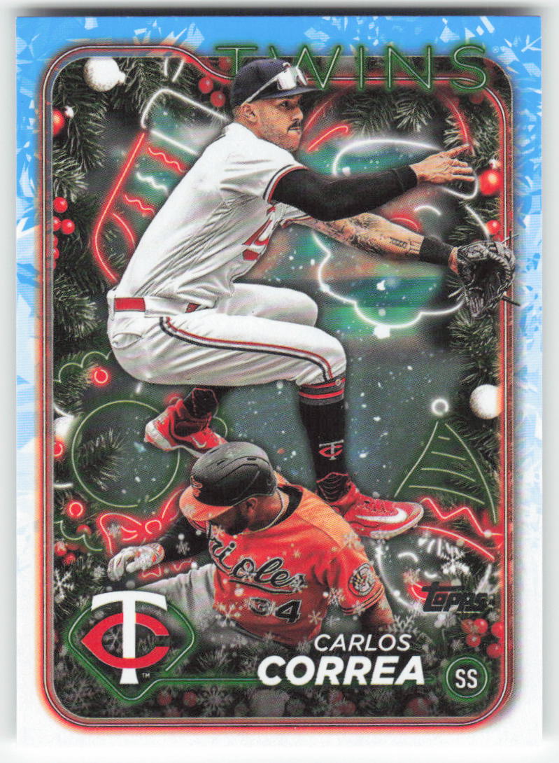 2024 Topps Holiday #H63 Carlos Correa Minnesota Twins 1593