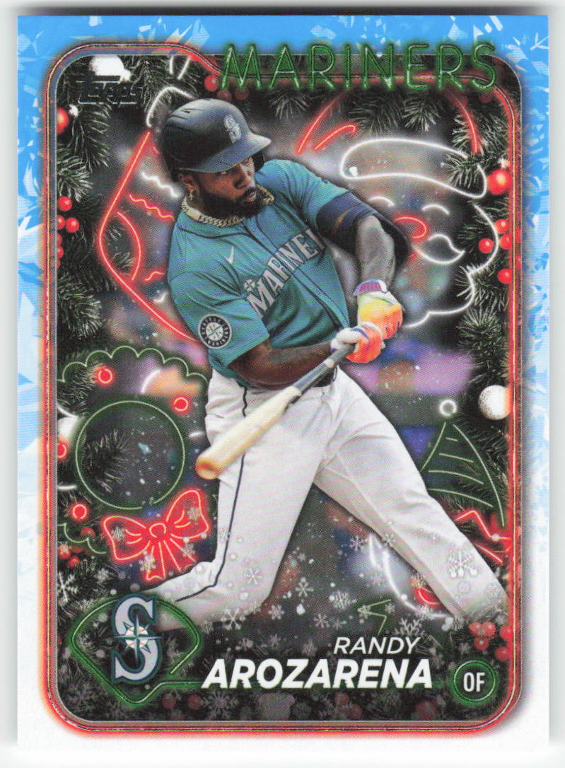 2024 Topps Holiday #H138 Randy Arozarena Seattle Mariners 1595