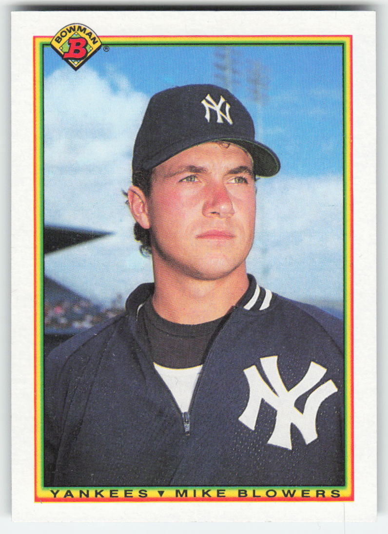 1990 Bowman #441 Mike Blowers New York Yankees Rookie 1600