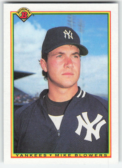 1990 Bowman #441 Mike Blowers New York Yankees Rookie 1600