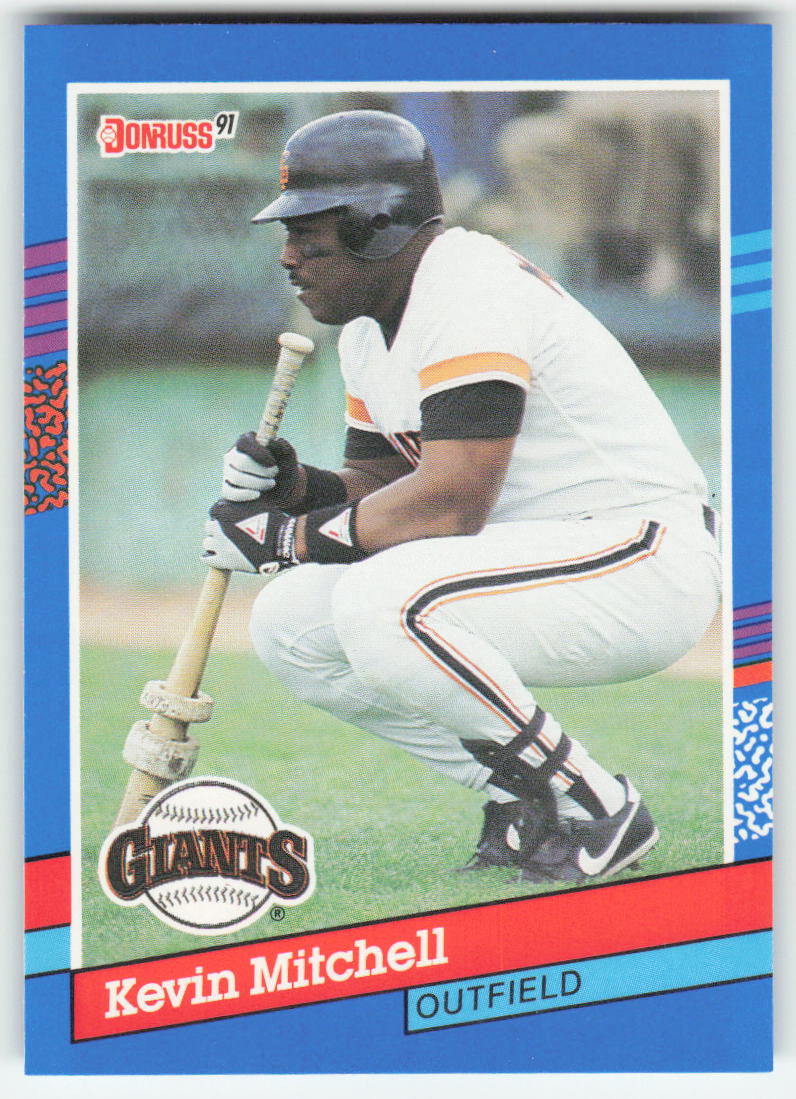 1991 Donruss #255 Kevin Mitchell San Francisco Giants 1609