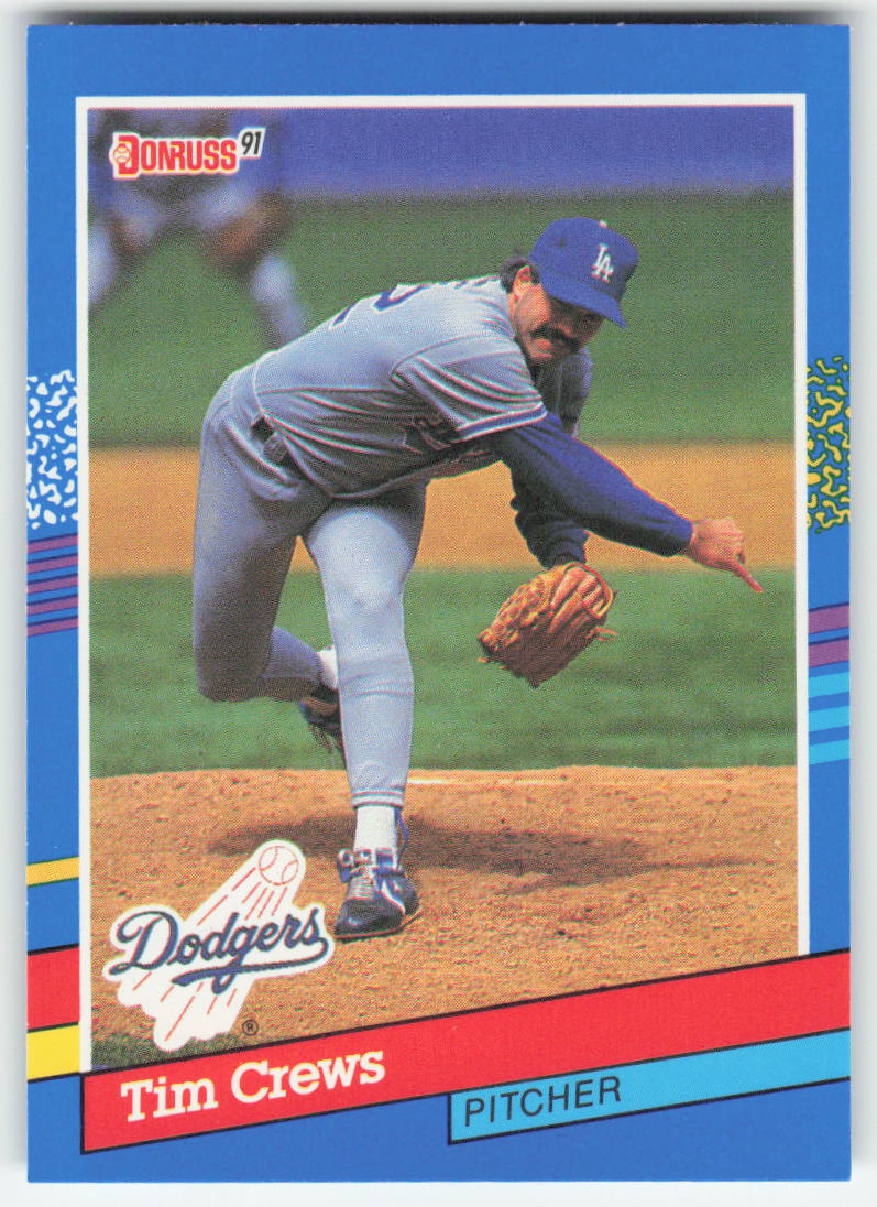 1991 Donruss #294 Tim Crews Los Angeles Dodgers 1611