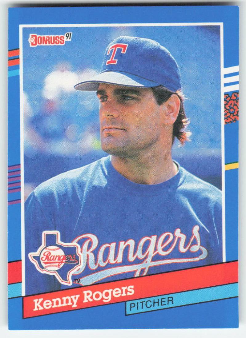 1991 Donruss #258 Kenny Rogers Texas Rangers 1618
