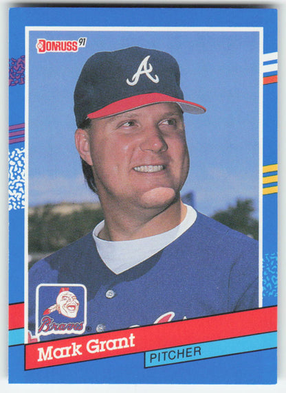 1991 Donruss #361 Mark Grant Atlanta Braves 1619