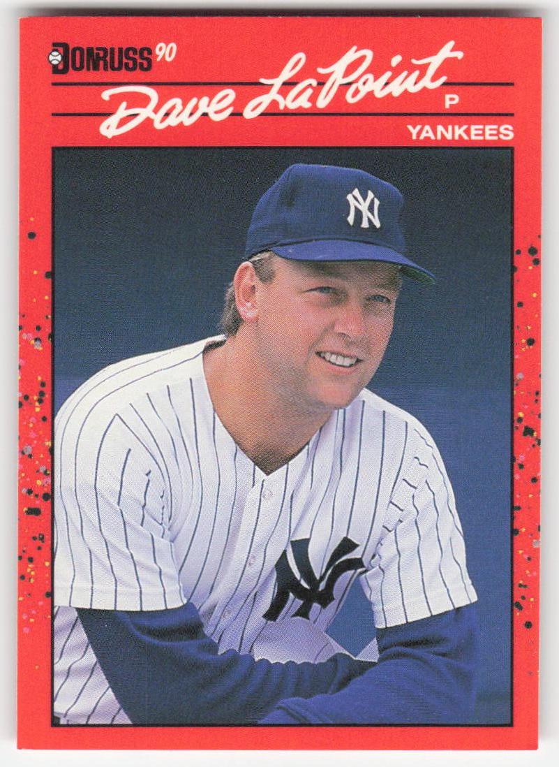1990 Donruss #72 Dave LaPoint New York Yankees 1626