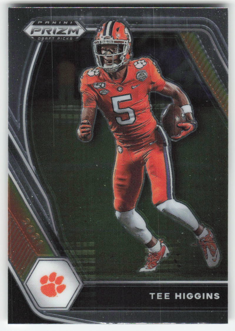 2021 Panini Prizm Draft Picks Collegiate #60 Tee Higgins Clemson Tigers 1657
