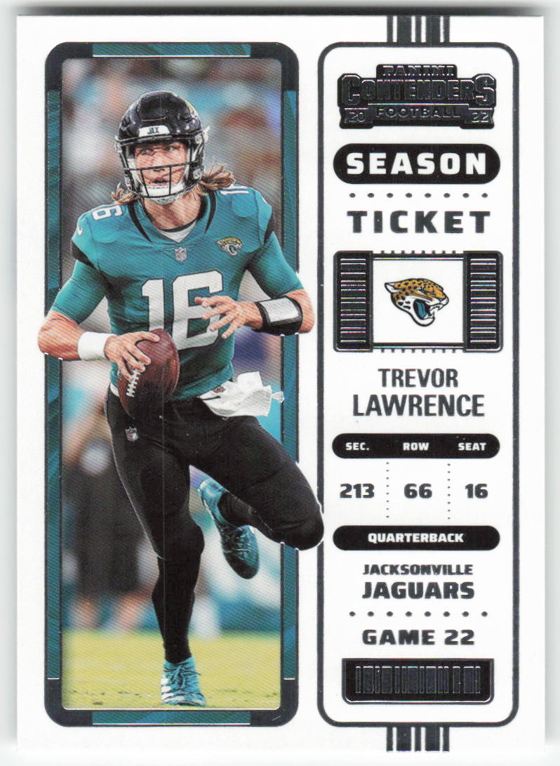 2022 Panini Contenders #51 Trevor Lawrence Jacksonville Jaguars 1664