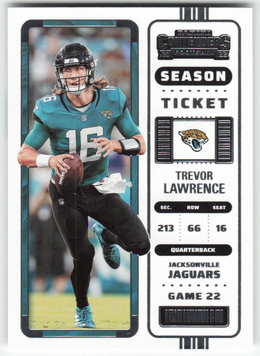 2022 Panini Contenders #51 Trevor Lawrence Jacksonville Jaguars 1664