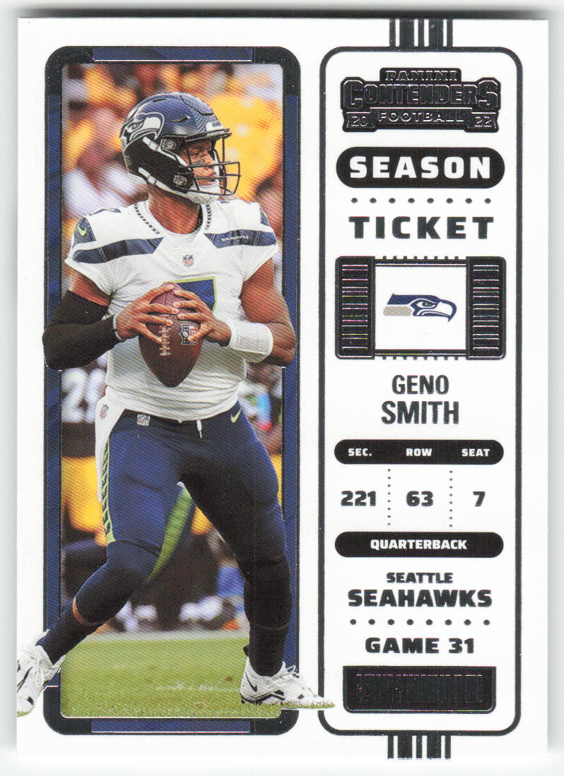 2022 Panini Contenders #88 Geno Smith Seattle Seahawks 1670