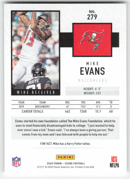 2020 Score #279 Mike Evans Tampa Bay Buccaneers 1685