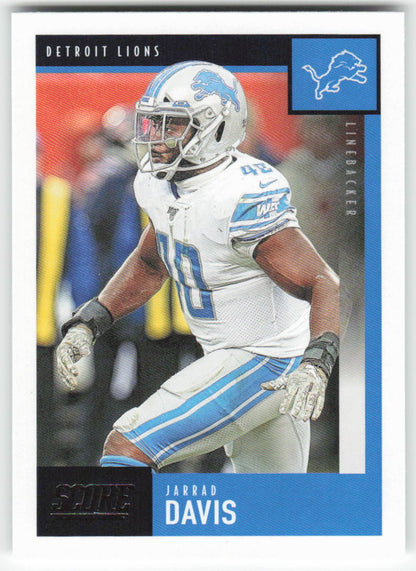 2020 Score #222 Jarrad Davis Detroit Lions 1686