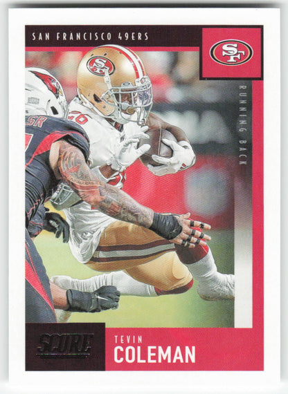 2020 Score #313 Tevin Coleman San Francisco 49ers 1688