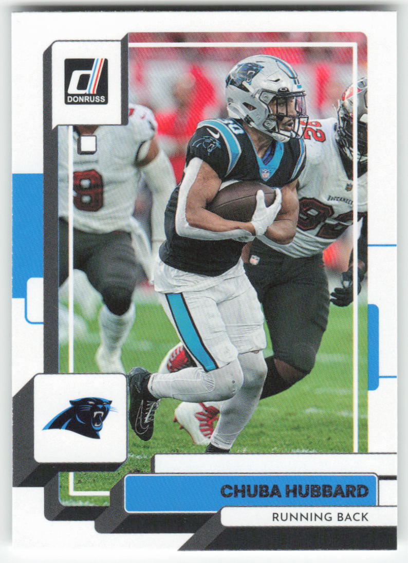2022 Donruss #238 Chuba Hubbard Carolina Panthers 1690