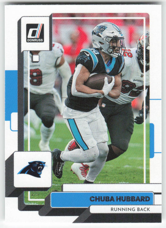 2022 Donruss #238 Chuba Hubbard Carolina Panthers 1690