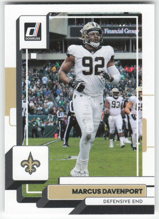 2022 Donruss #250 Marcus Davenport New Orleans Saints 1693