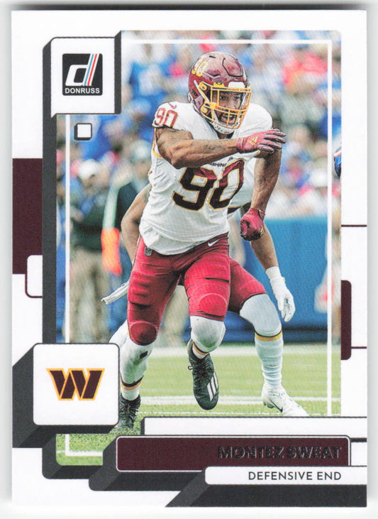 2022 Donruss #184 Montez Sweat Washington Commanders 1698