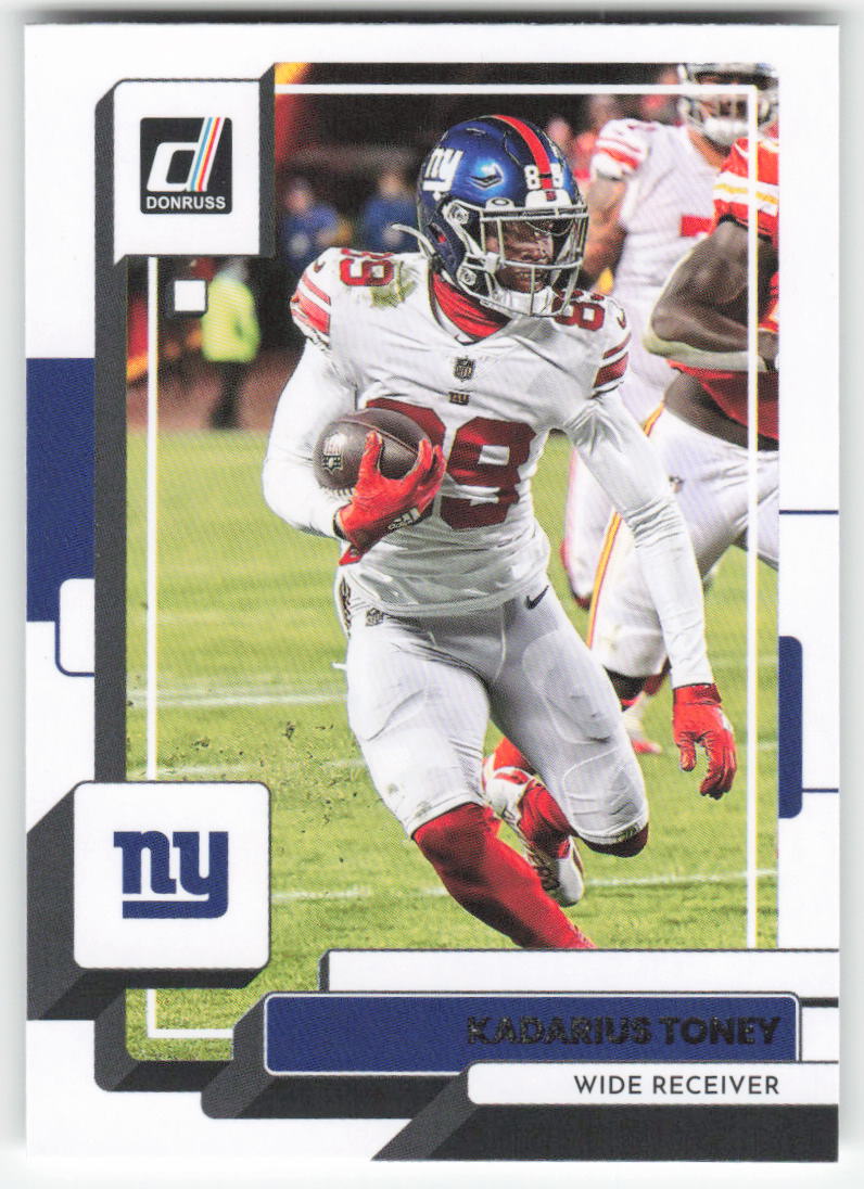 2022 Donruss #160 Kadarius Toney New York Giants 1699