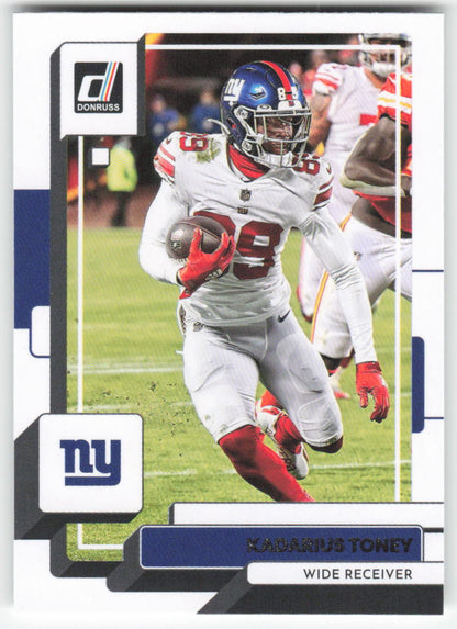 2022 Donruss #160 Kadarius Toney New York Giants 1699