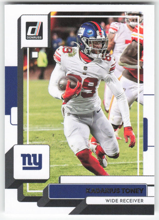 2022 Donruss #160 Kadarius Toney New York Giants 1699