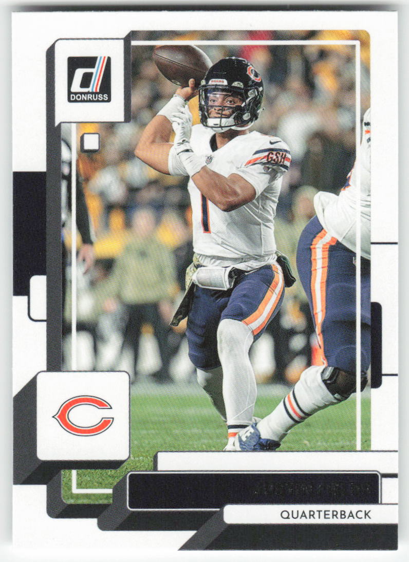 2022 Donruss #79 Justin Fields Chicago Bears 1701
