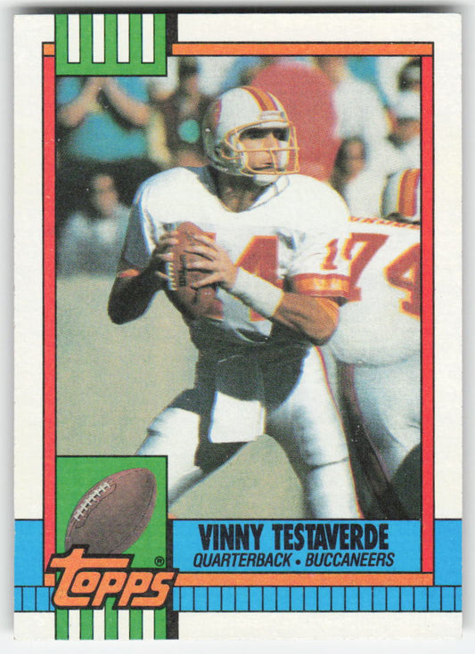 1990 Topps #407 Vinny Testaverde Tampa Bay Buccaneers FB1-57