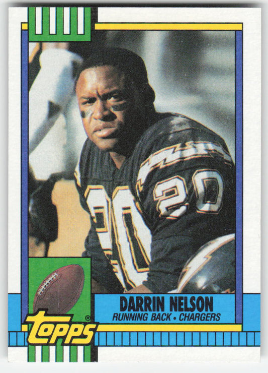 1990 Topps #385 Darrin Nelson San Diego Chargers FB1-61