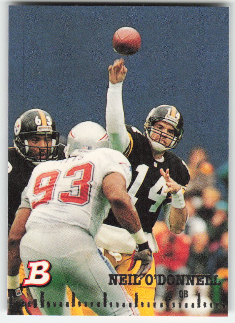 1994 Bowman #377 Neil O'Donnell Pittsburgh Steelers FB1-73