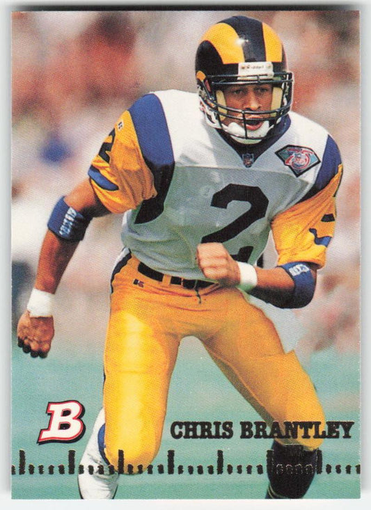1994 Bowman #30 Chris Brantley Los Angeles Rams Rookie FB1-78