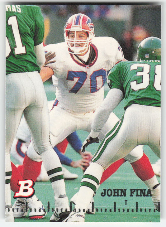1994 Bowman #131 John Fina Buffalo Bills FB1-81
