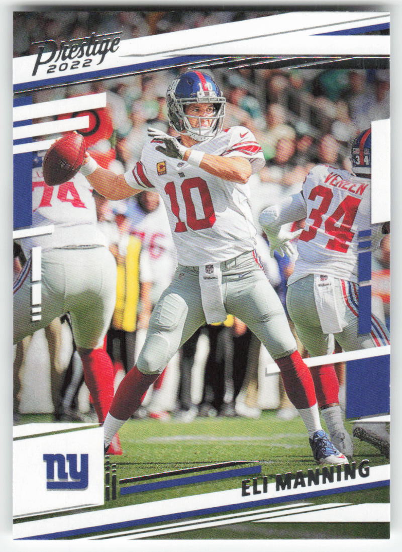 2022 Panini Prestige #224 Eli Manning New York Giants FB1-108