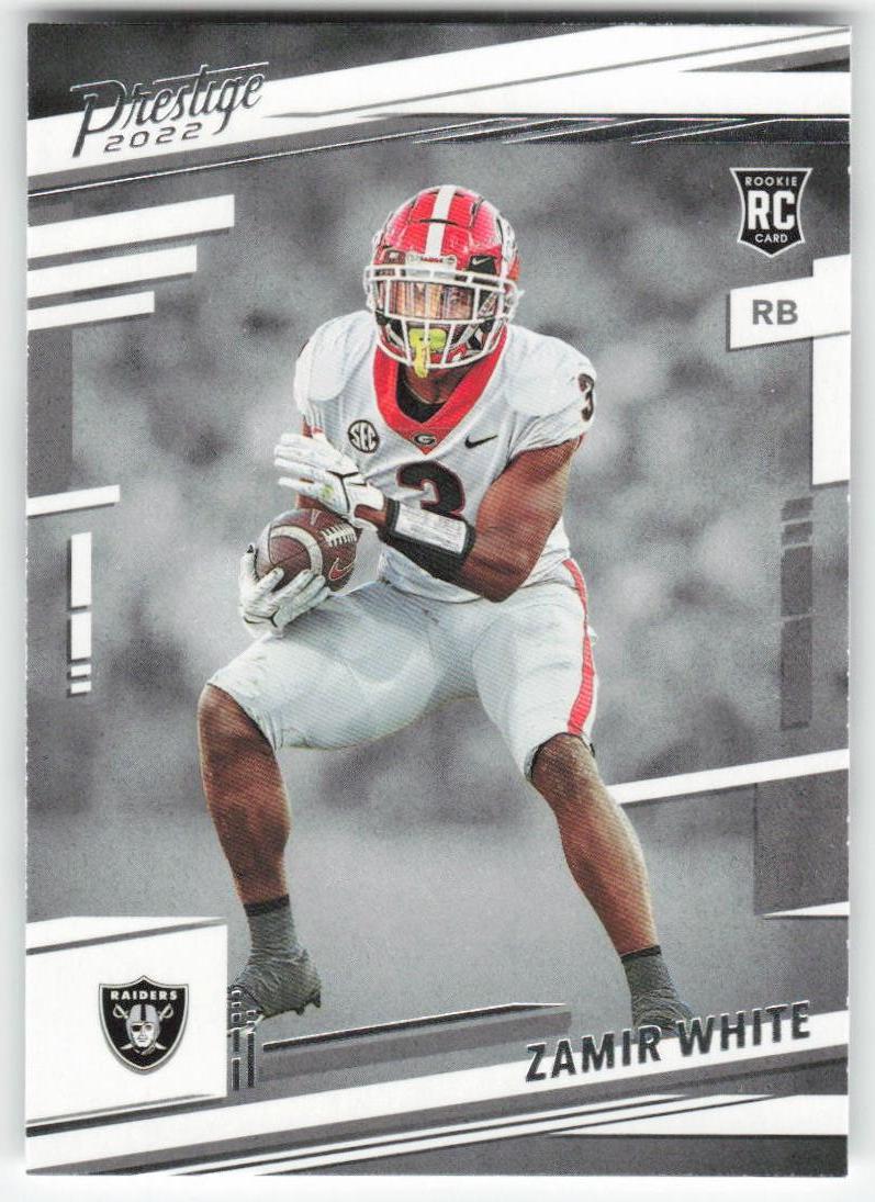 2022 Panini Prestige #388 Zamir White Las Vegas Raiders Rookie FB1-111