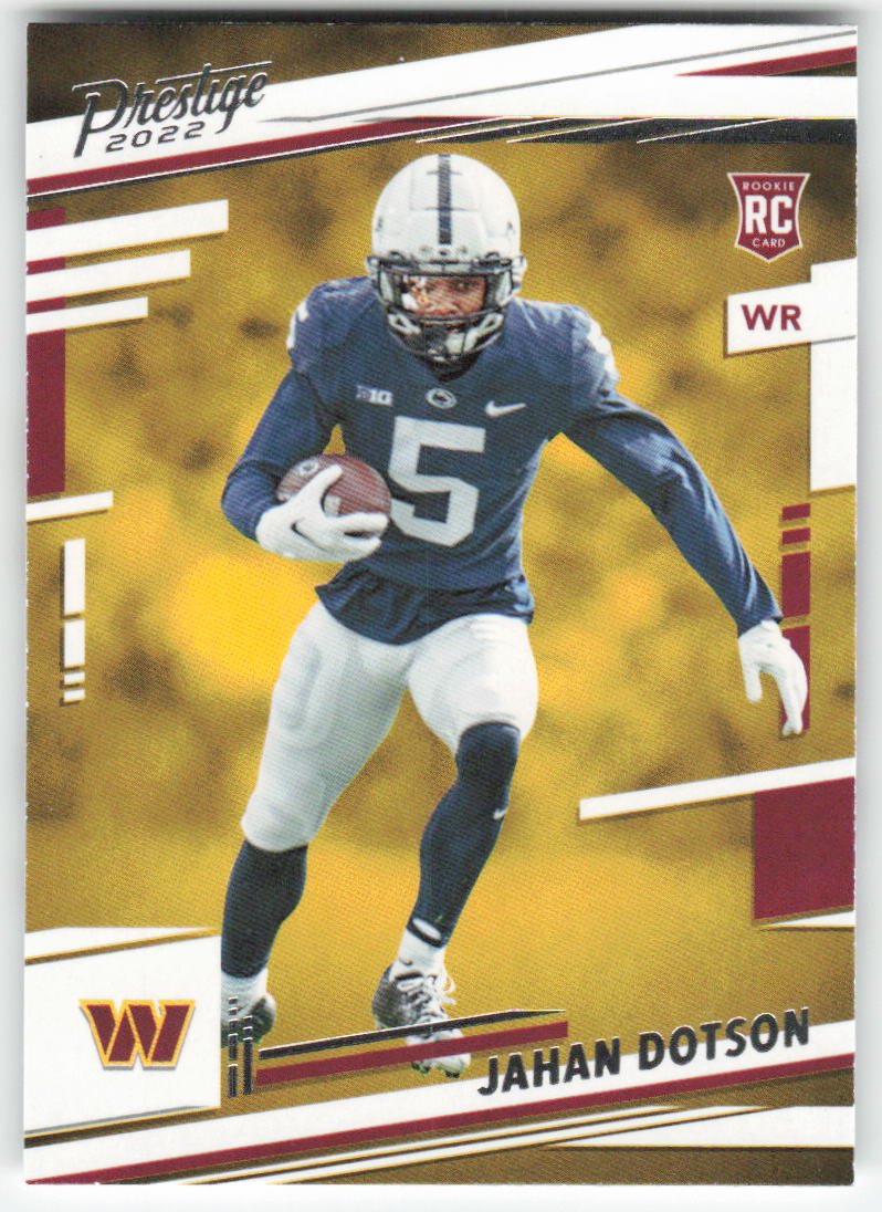 2022 Panini Prestige #315 Jahan Dotson Washington Commanders Rookie FB1-113