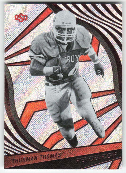 2023 Panini Chronicles Draft Picks #19 Thurman Thomas Revolution Kaleido FB1-116