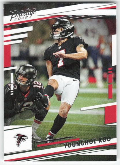 2022 Panini Prestige #18 Younghoe Koo Atlanta Falcons FB1-126