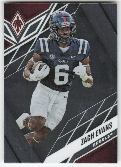 2023 Panini Chronicles Draft Picks #19 Zach Evans Phoenix FB1-133