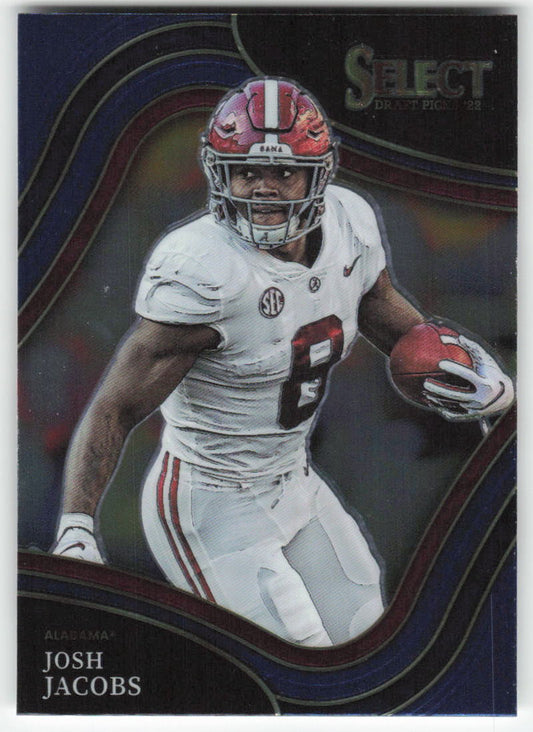 2022 Panini Select Draft Picks #179 Josh Jacobs Blue (Retail Base) FB1-134