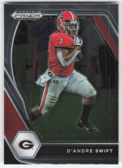 2021 Panini Prizm Draft Picks Collegiate #75 D'Andre Swift Georgia FB1-143