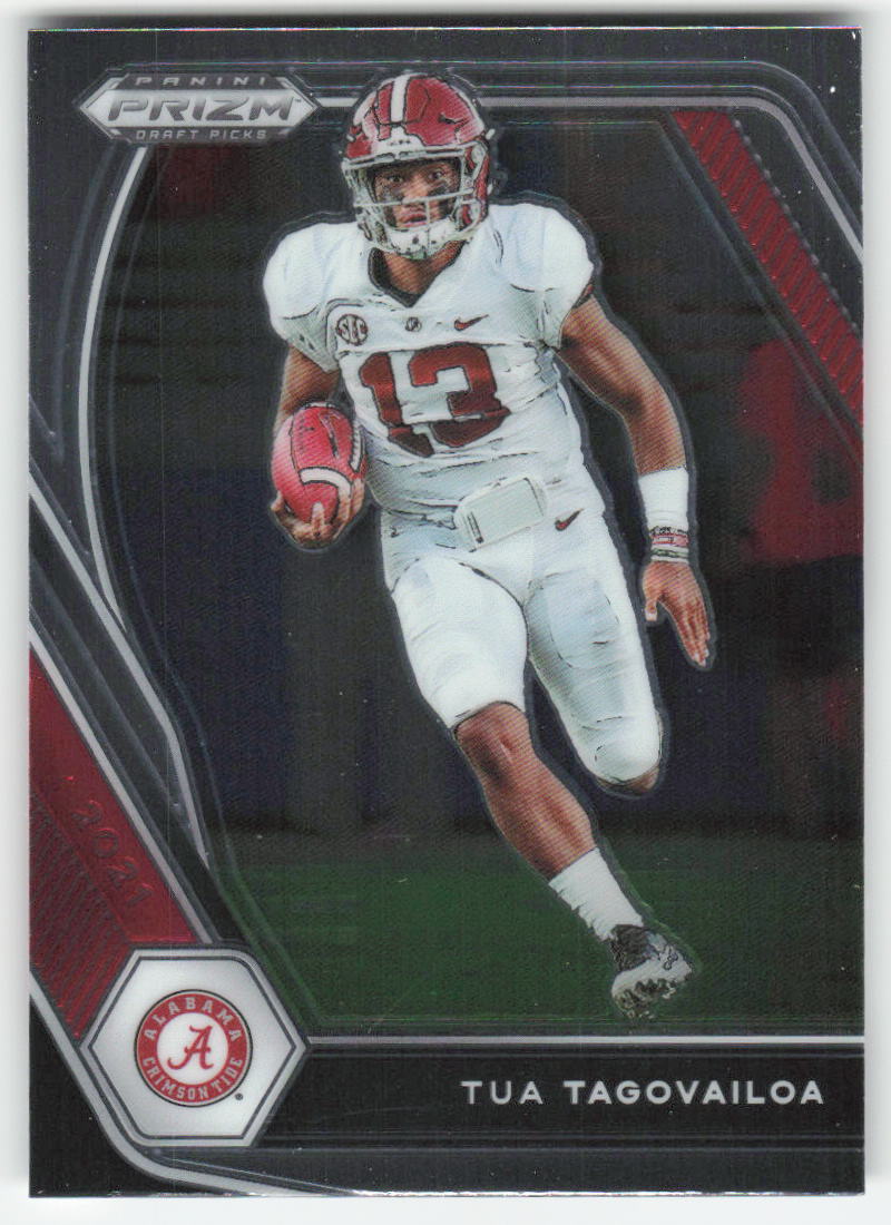 2021 Panini Prizm Draft Picks Collegiate #21 Tua Tagovailoa Alabama FB1-146
