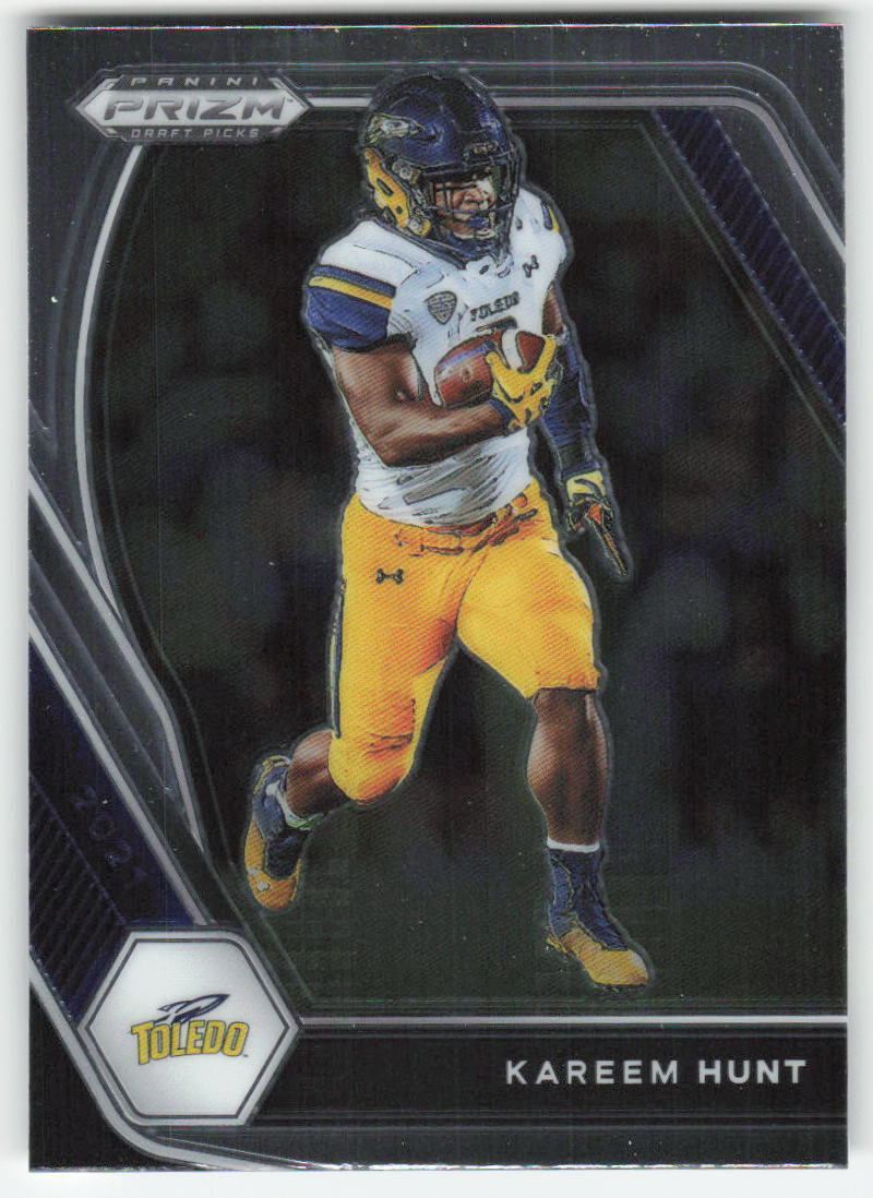 2021 Panini Prizm Draft Picks Collegiate #89 Kareem Hunt Toledo Rockets FB1-149
