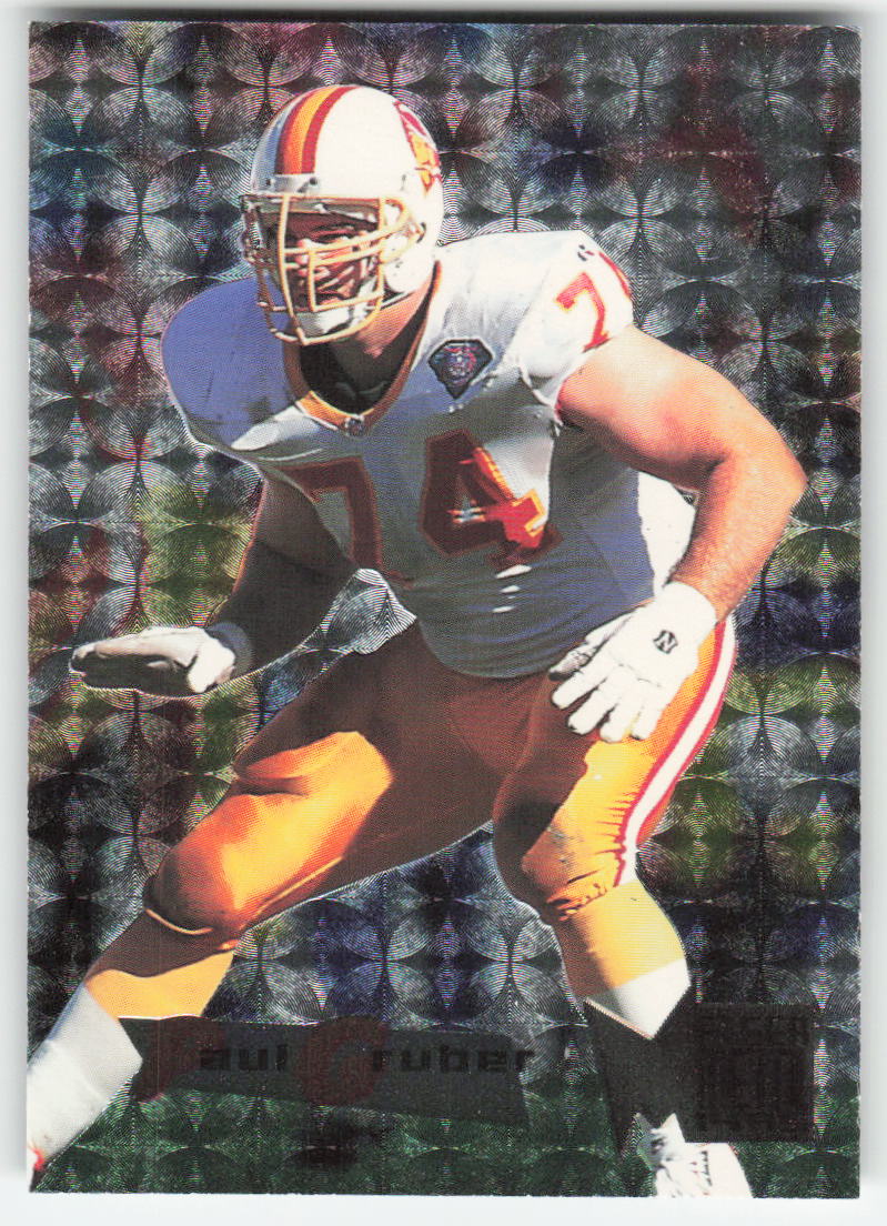 1995 Fleer Metal #188 Paul Gruber Tampa Bay Buccaneers FB1-151