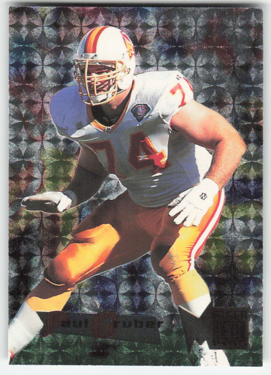 1995 Fleer Metal #188 Paul Gruber Tampa Bay Buccaneers FB1-151