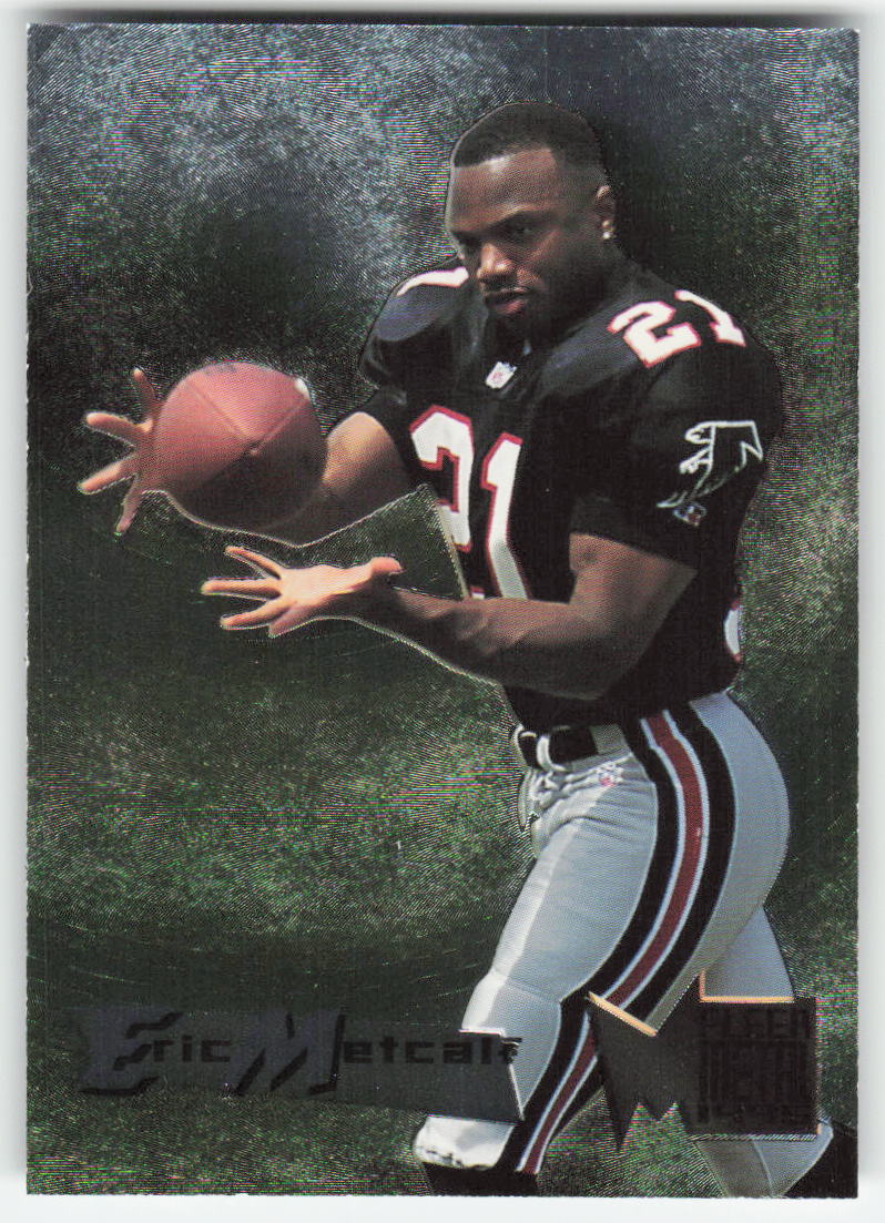 1995 Fleer Metal #13 Eric Metcalf Atlanta Falcons FB1-154