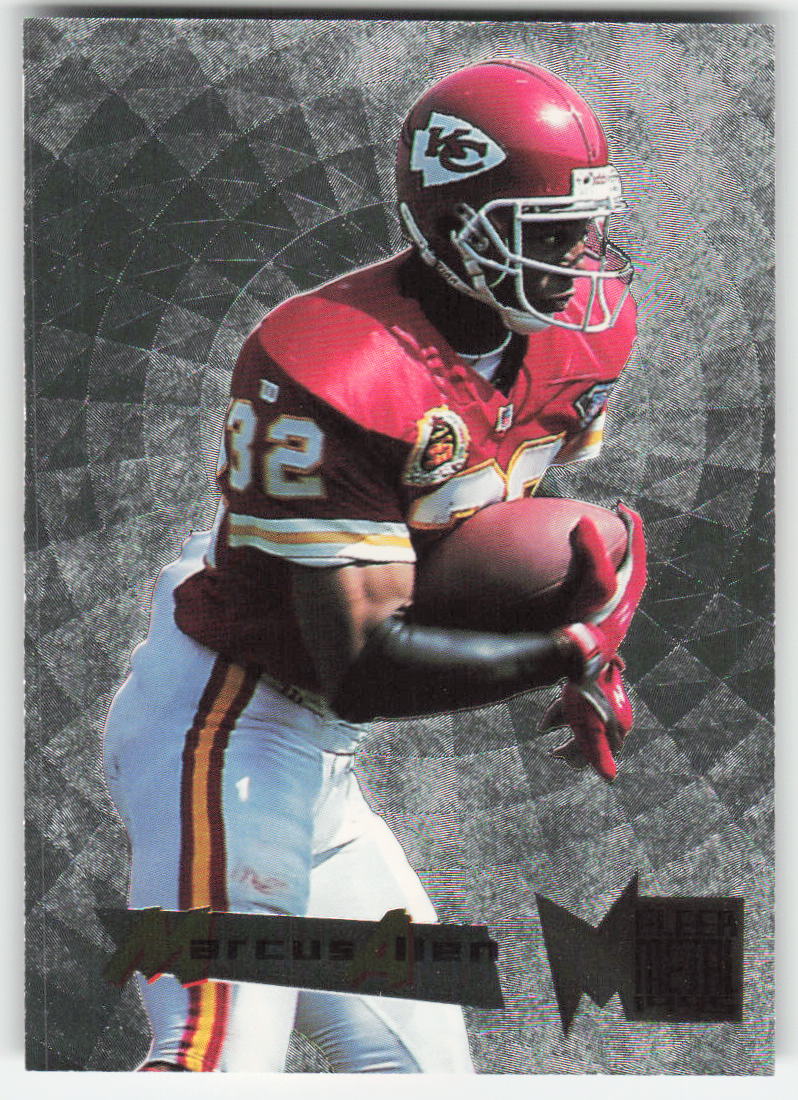 1995 Fleer Metal #2 Marcus Allen Silver Flashers Kansas City Chiefs FB1-155