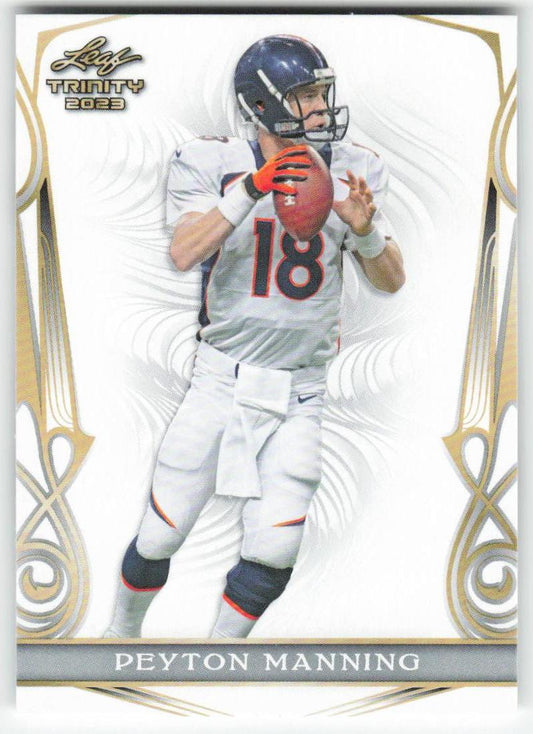 2023 Leaf Trinity (Mega Box) #45 Peyton Manning Denver Broncos FB1-157