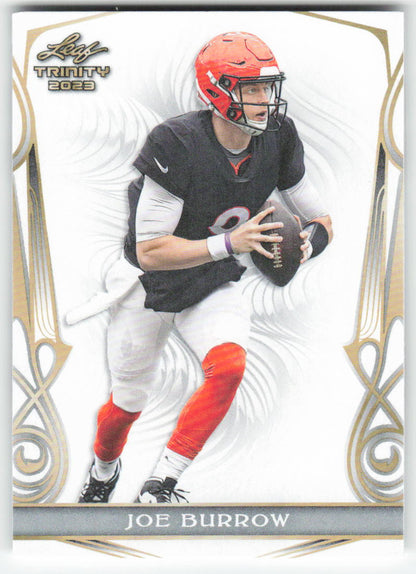 2023 Leaf Trinity (Mega Box) #60 Joe Burrow Cincinnati Bengals FB1-158
