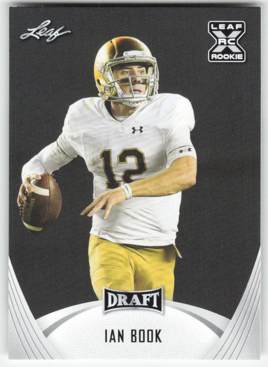 2021 Leaf Draft #07 Ian Book Notre Dame Fighting Irish FB1-164